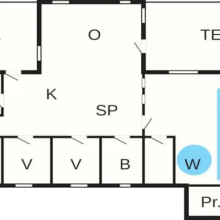 Σπίτι διακοπών 8 Person In Blavand-by Traum *